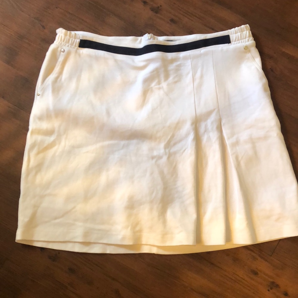 ☀️ ORLY white Tennis Skirt/skirt Size XL
